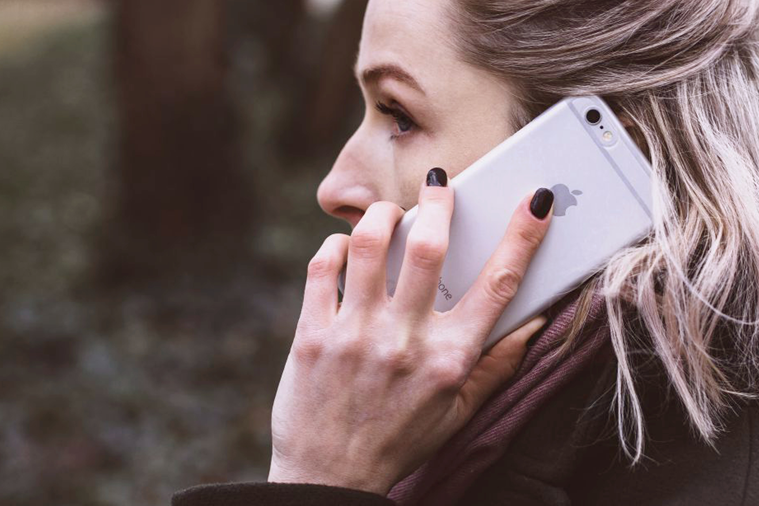 Woman Talking On Cell Phone