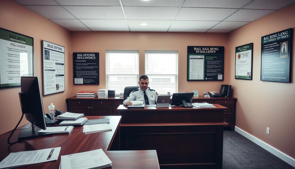 Bail bond agency services